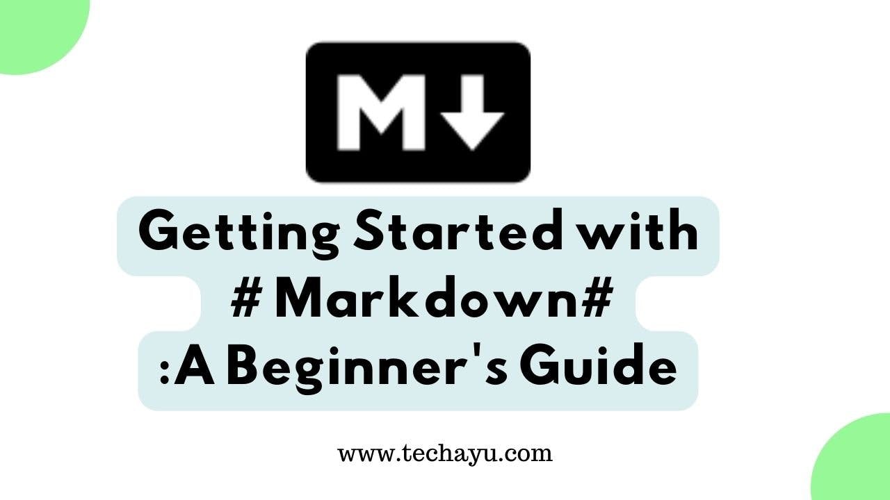 How to write in Markdown